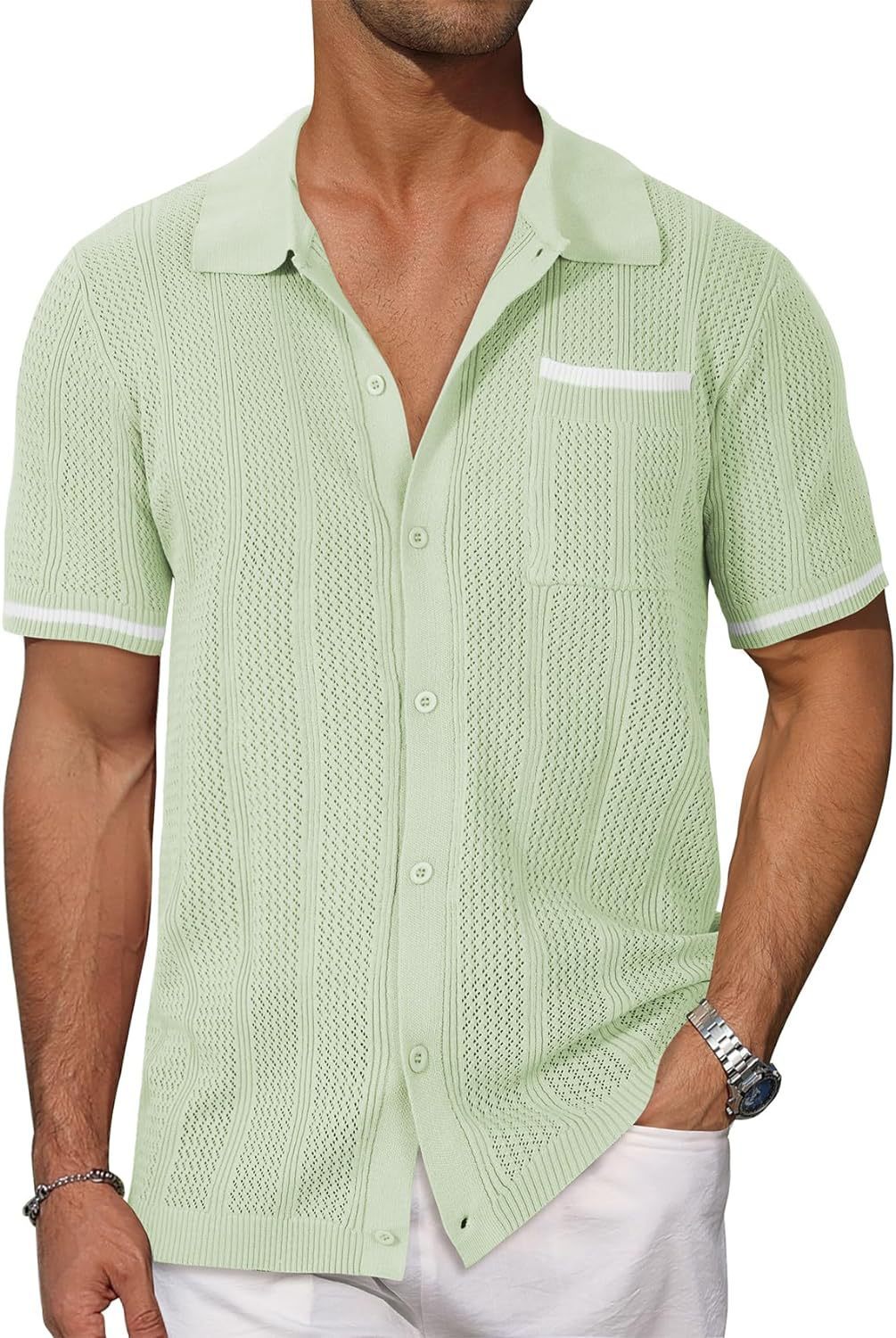Summer-Ready Short-Sleeved Polo Shirt for Men β Breathable & Stylish - Top-Trending