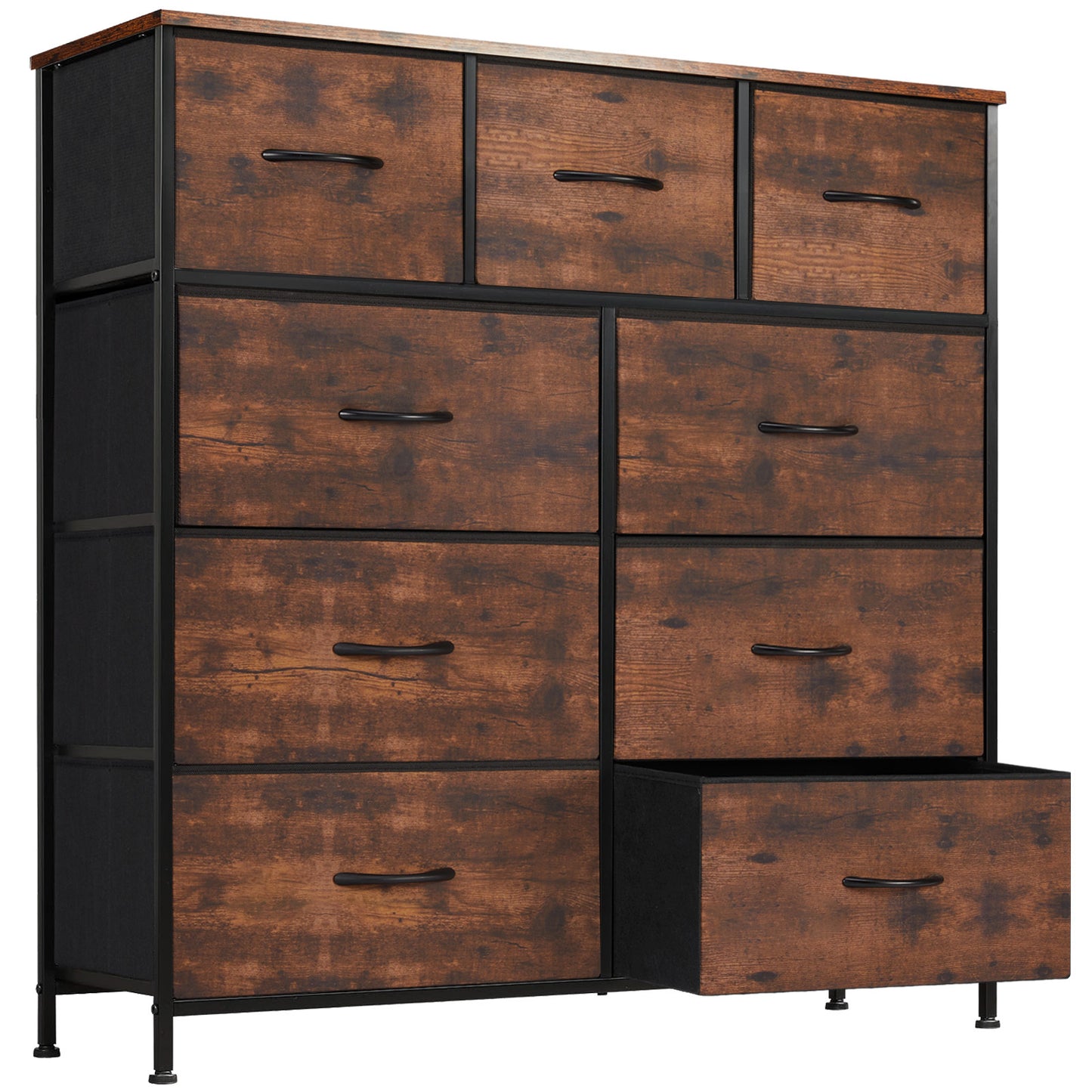 Tall Multi-Drawer Fabric Storage Tower | Elegant Home Organizer