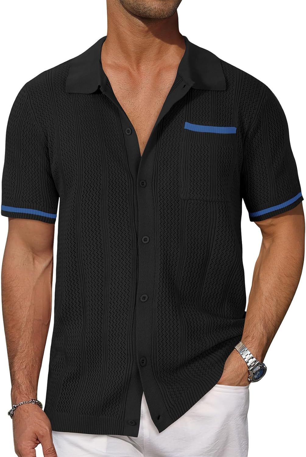 Summer-Ready Short-Sleeved Polo Shirt for Men β Breathable & Stylish - Top-Trending