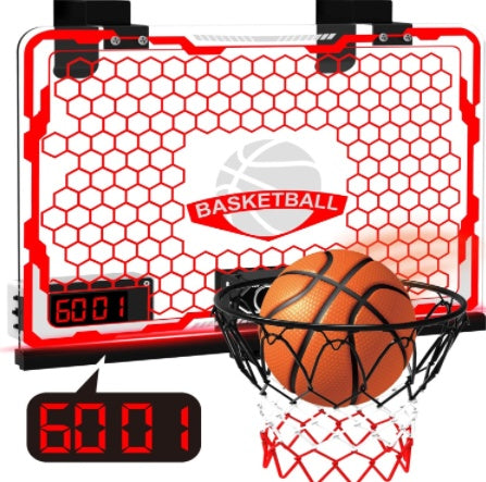 LED Door Basketball Hoop for Kids – Indoor Fun with Electronic Scoreboard & Sound Effects | Top Trending
