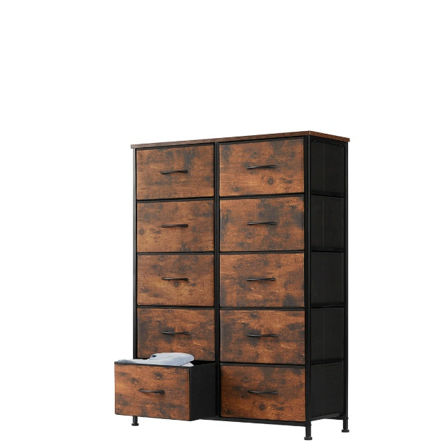 Tall Multi-Drawer Fabric Storage Tower | Elegant Home Organizer